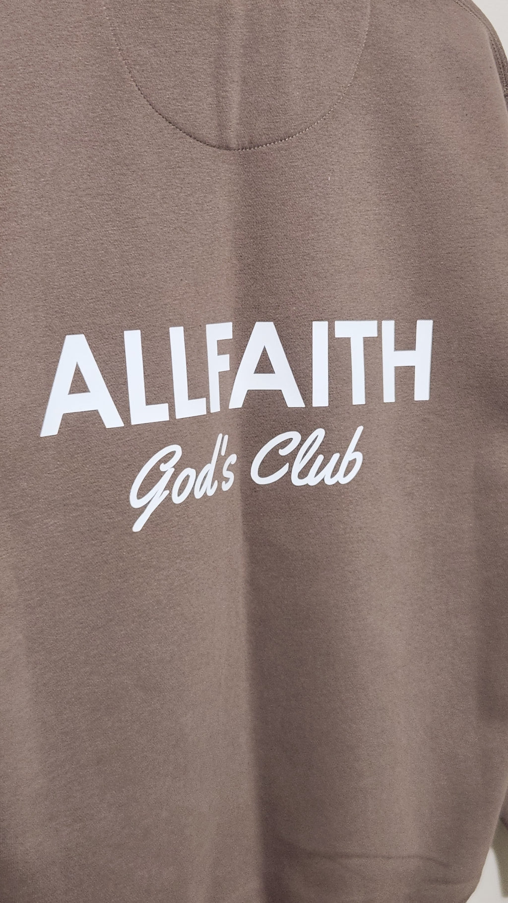 Unisex ALLFAITH BROWN SWEATSHIRT