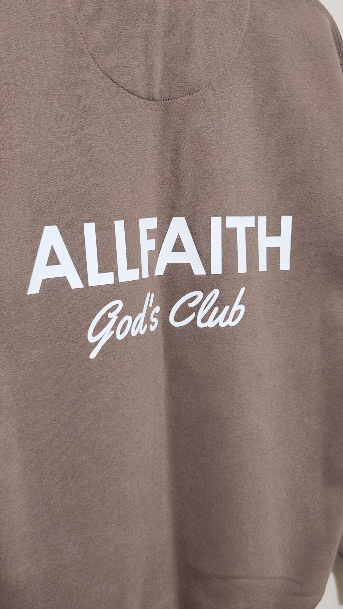 Unisex ALLFAITH BROWN SWEATSHIRT
