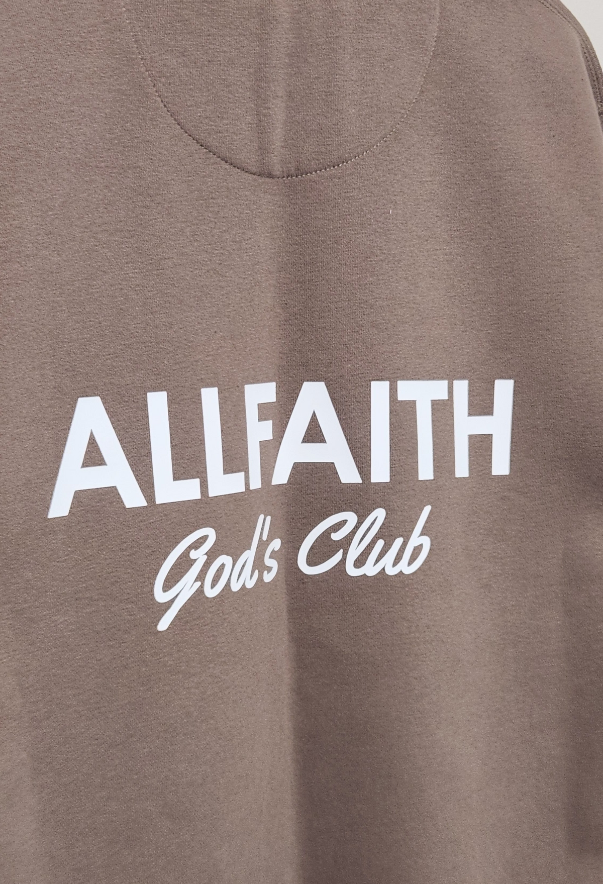 Unisex ALLFAITH BROWN SWEATSHIRT