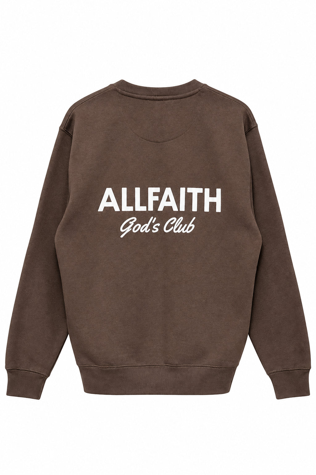 Unisex ALLFAITH BROWN SWEATSHIRT