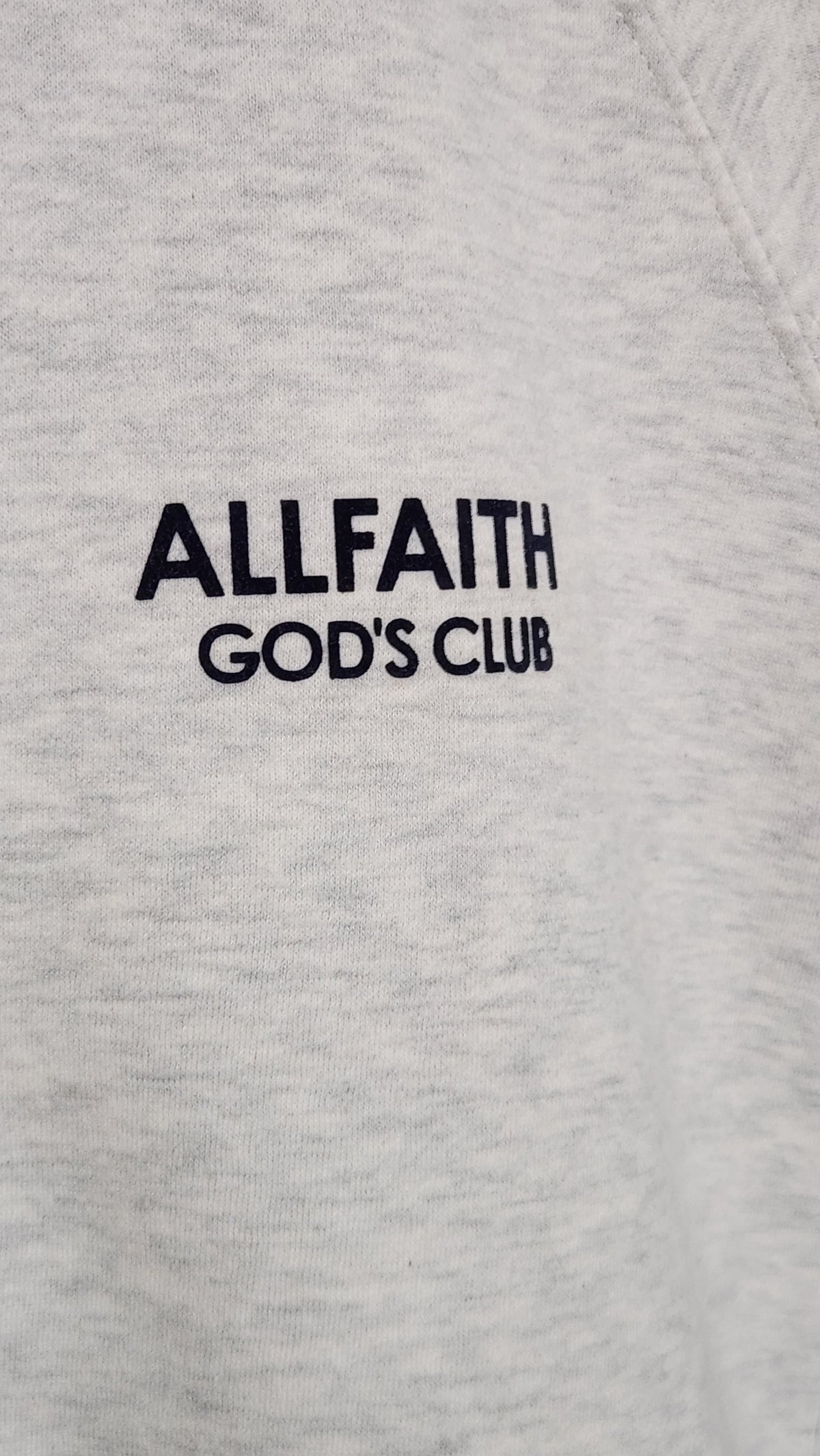 Unisex ALLFAITH Oatmeal Fleece Track Jacket