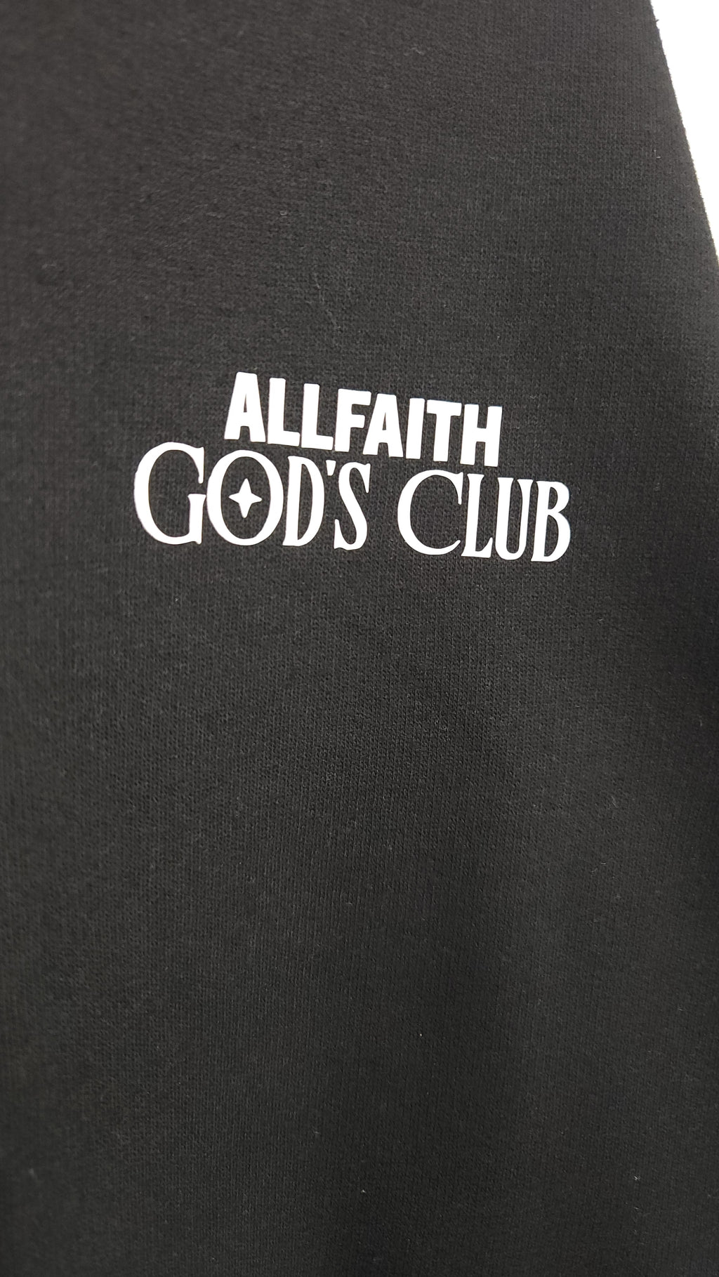 Kids Unisex Black ALLFAITH Sweatshirt