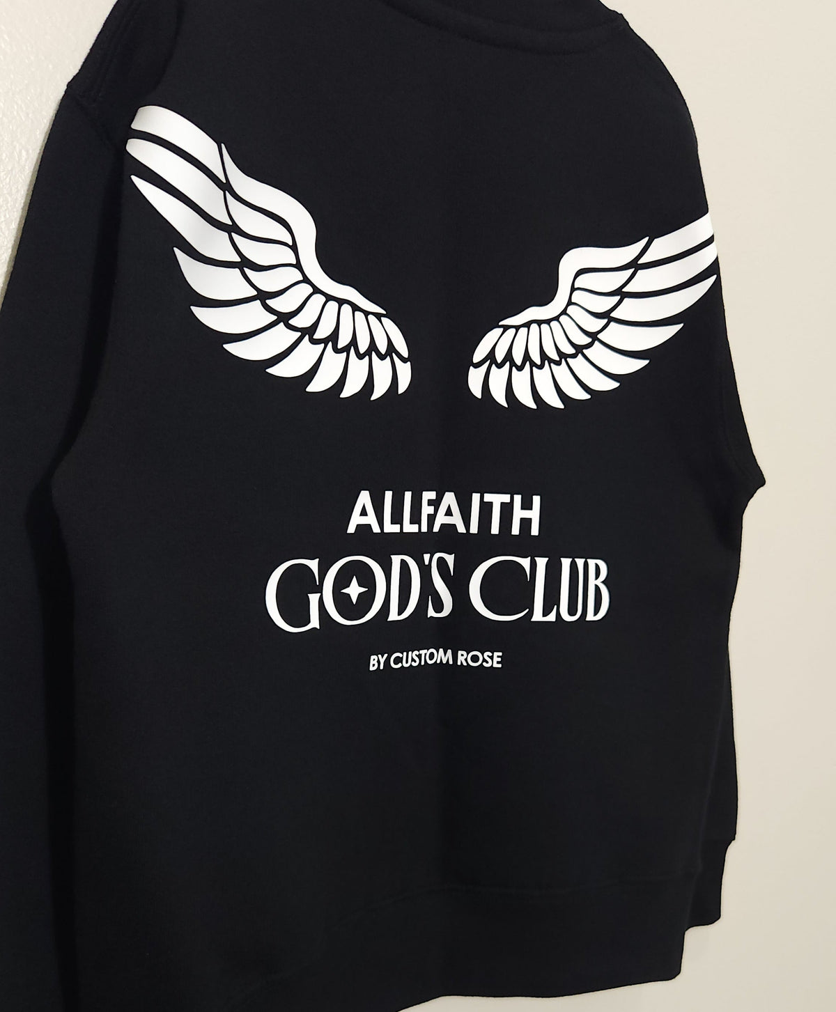 Kids Unisex Black ALLFAITH Sweatshirt