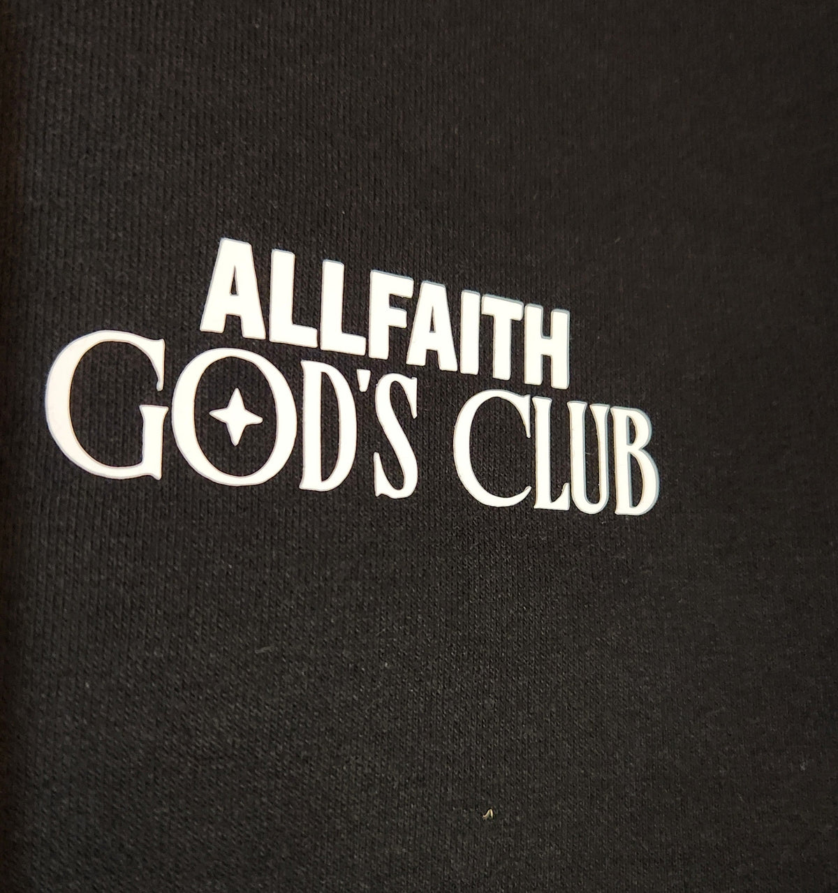 Black Unisex Heavyweight Oversized ALLFAITH Crewneck