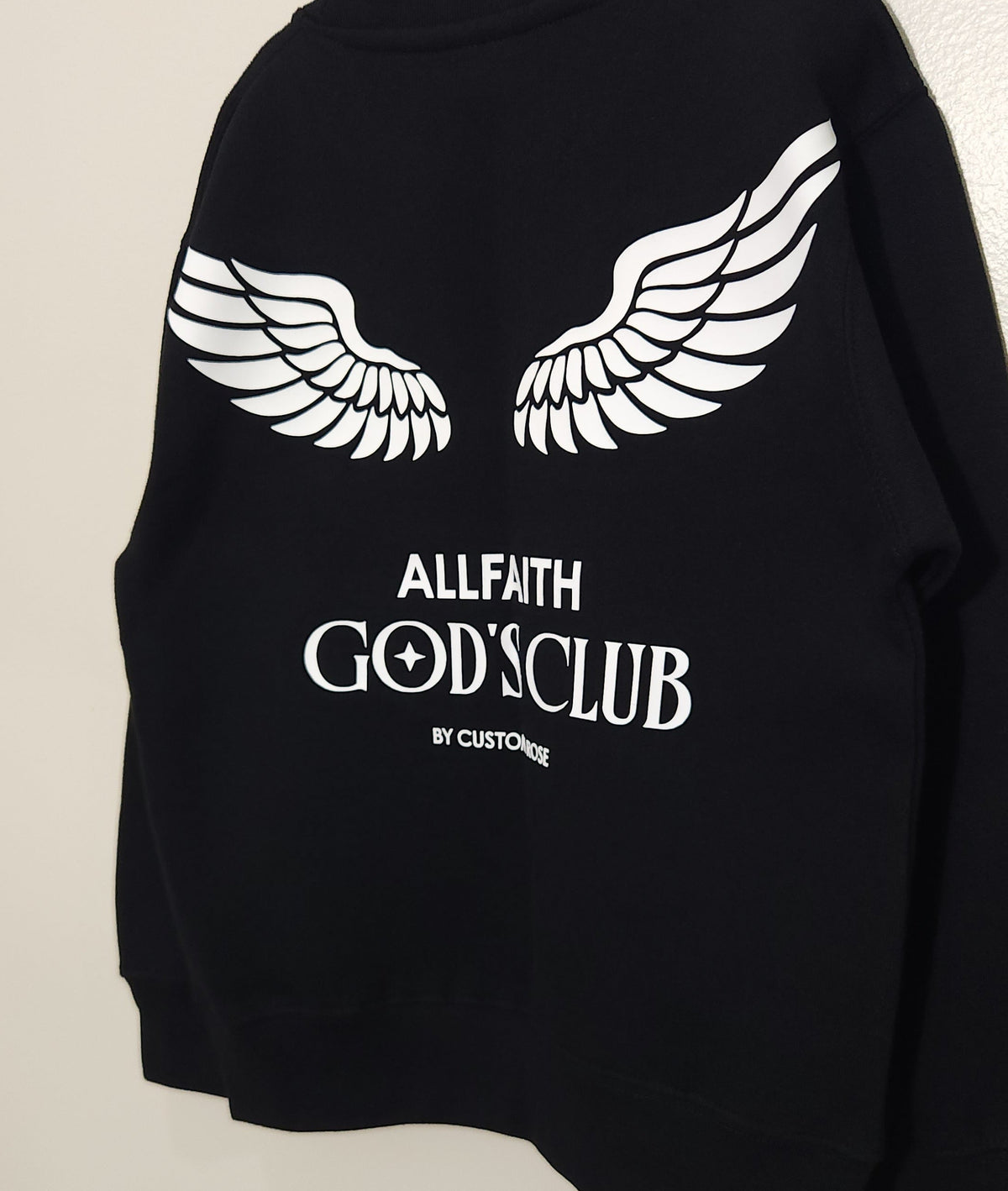 Kids Unisex Black ALLFAITH Sweatshirt