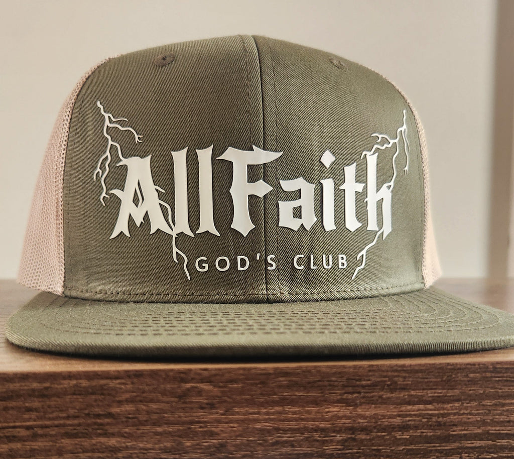 MOSS-GREEN/KHAKI ALLFAITH CAP