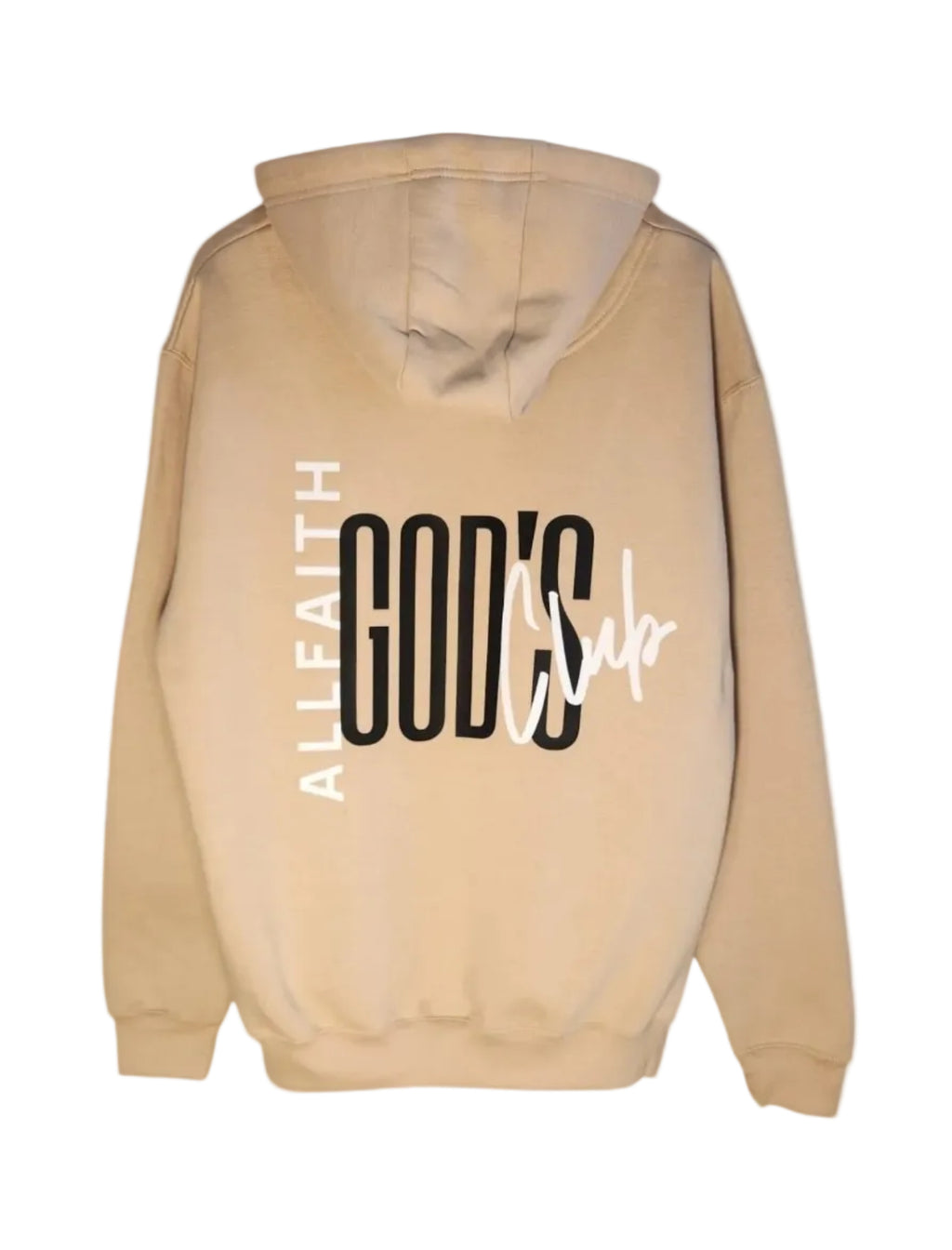 Beige Unisex Fleece ALLFAITH Hoodie