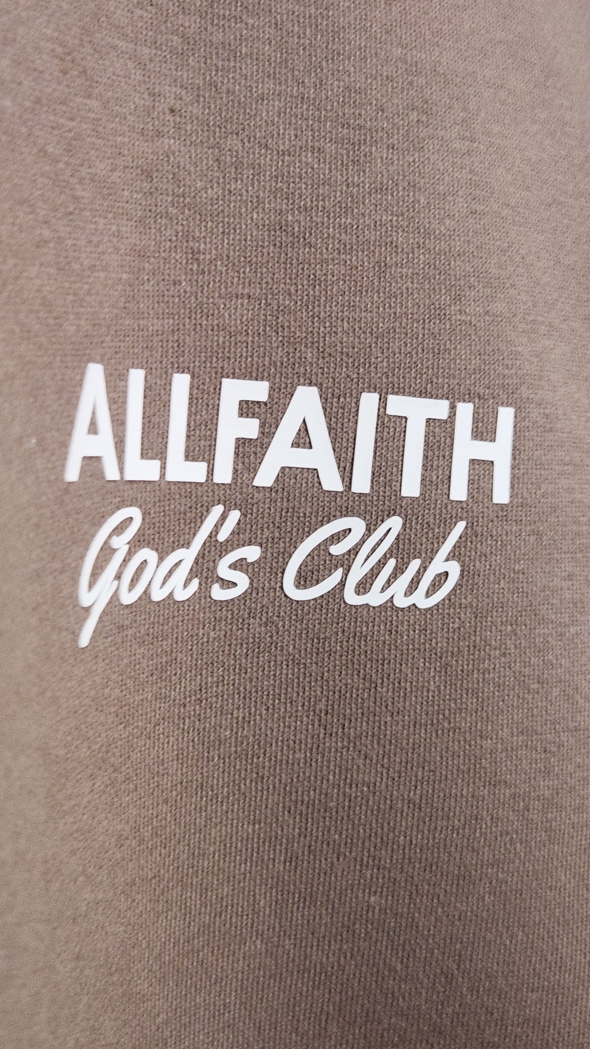 Unisex ALLFAITH BROWN SWEATSHIRT