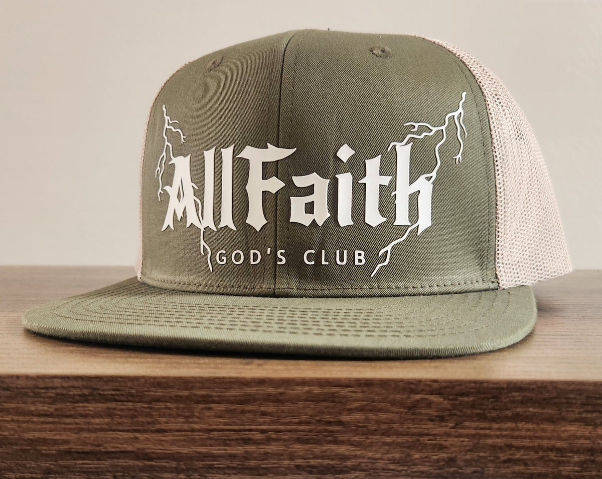 MOSS-GREEN/KHAKI ALLFAITH CAP